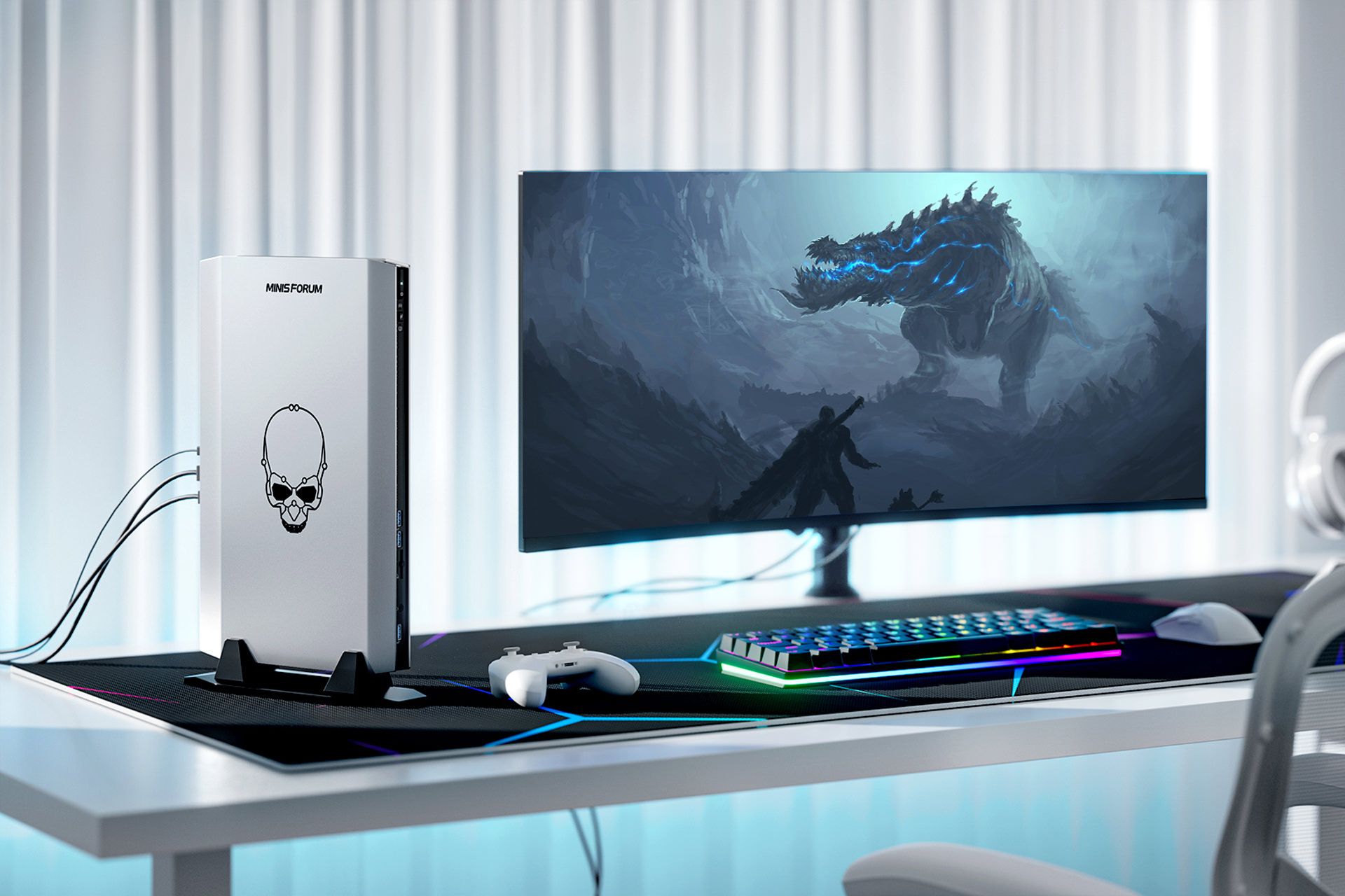 کامپیوتر NUC X17 و X15 در حال اجرای بازی