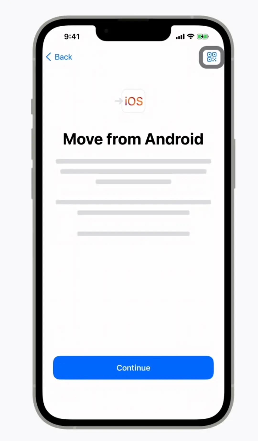 برنامه Move to iOS