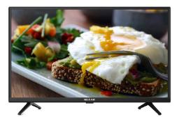 نمای جلو تلویزیون نکسار H40A212N در حالت روشن