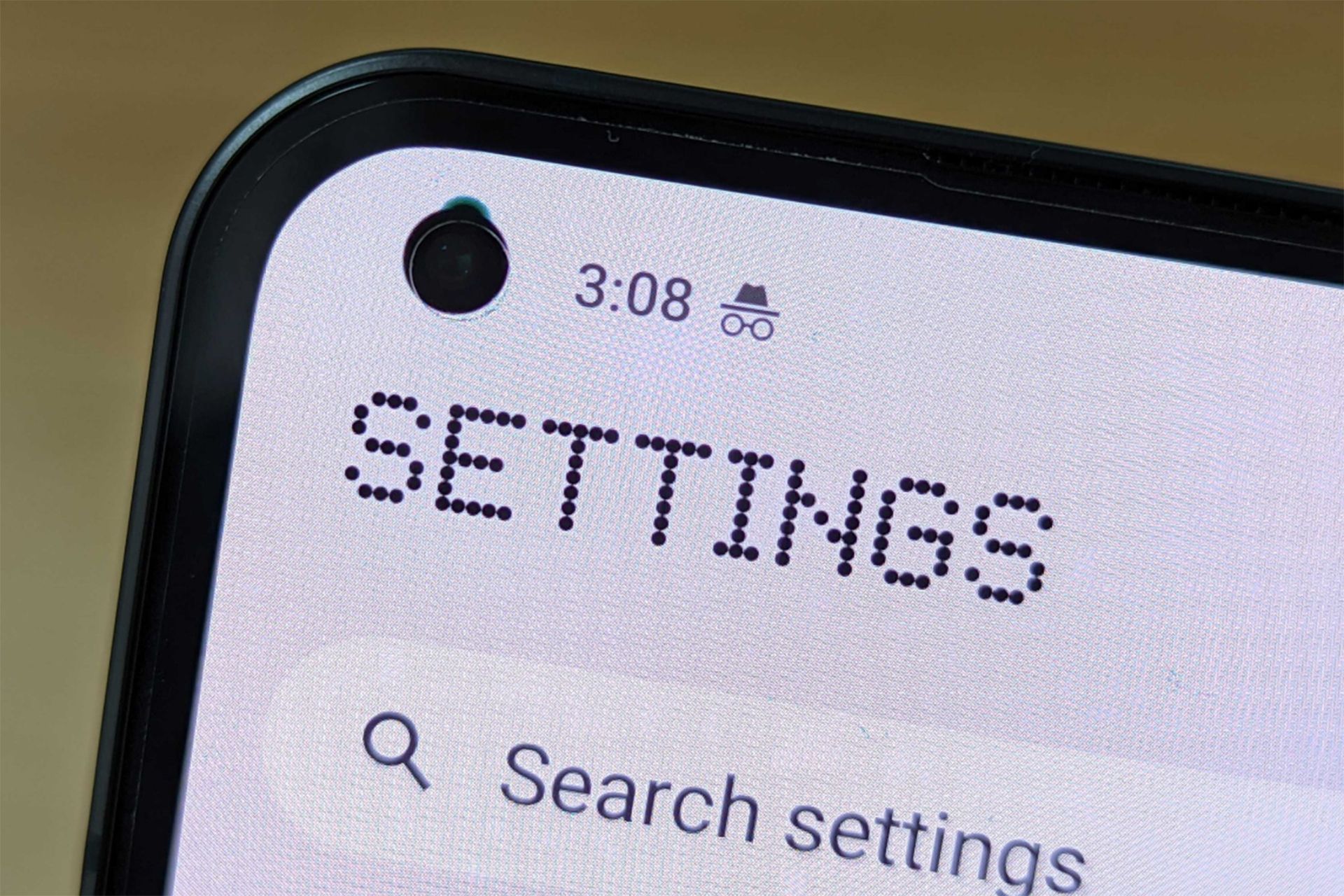 پیکسل های سوخته اطرف دوربین سلفی Nothing Phone 1
