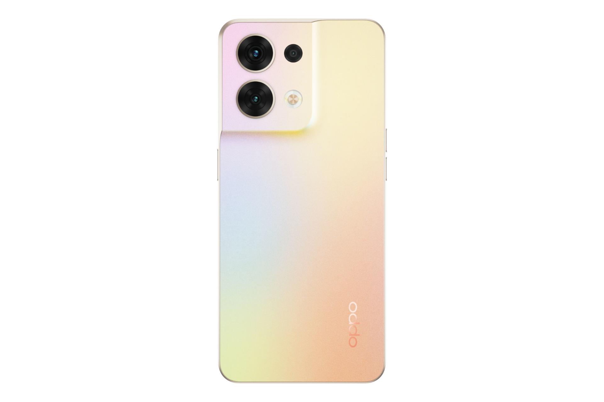 پنل پشت گوشی موبایل Reno8 اوپو نسخه گلوبال / Oppo Reno8 Global طلایی