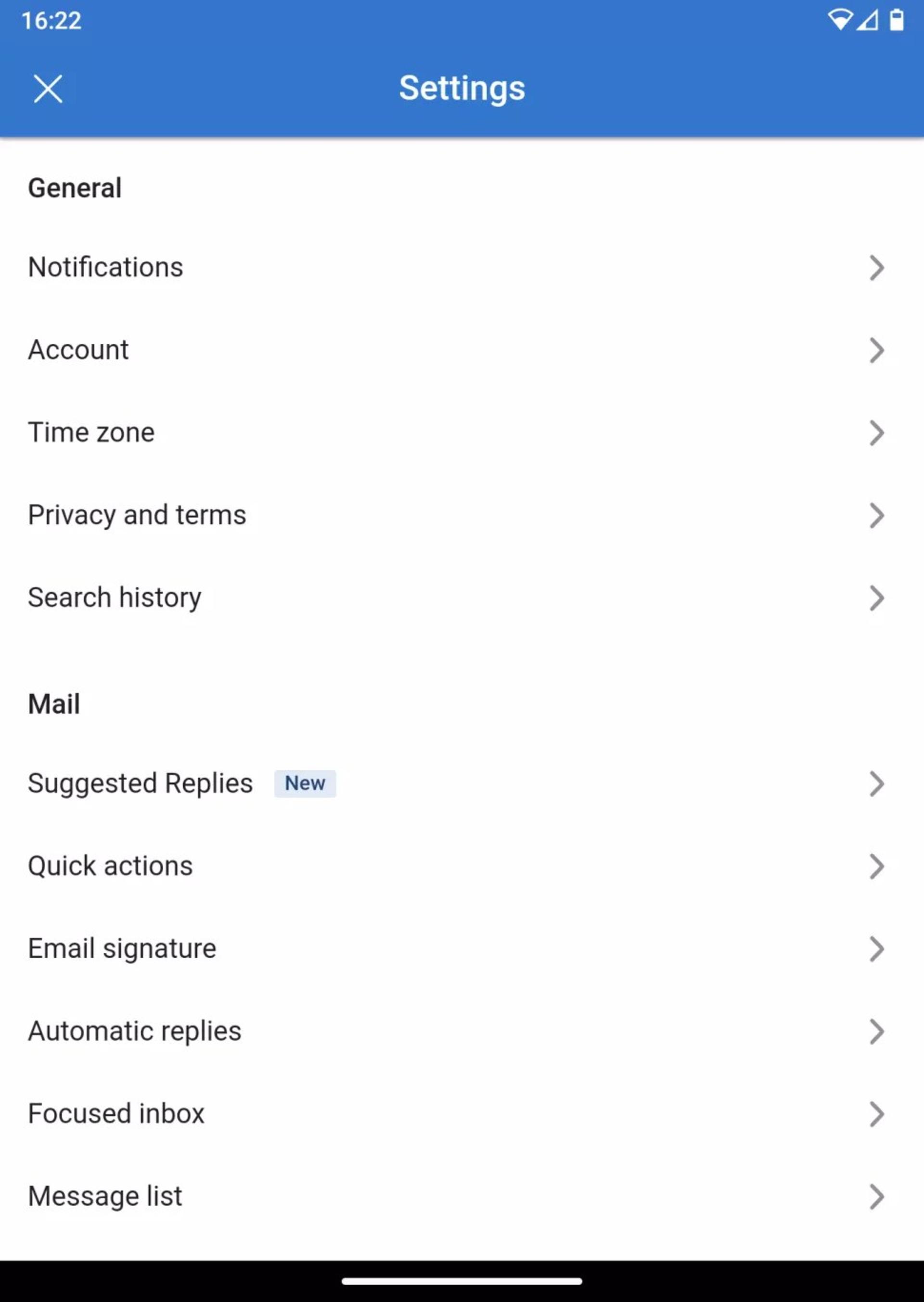 Outlook Lite اندروید
