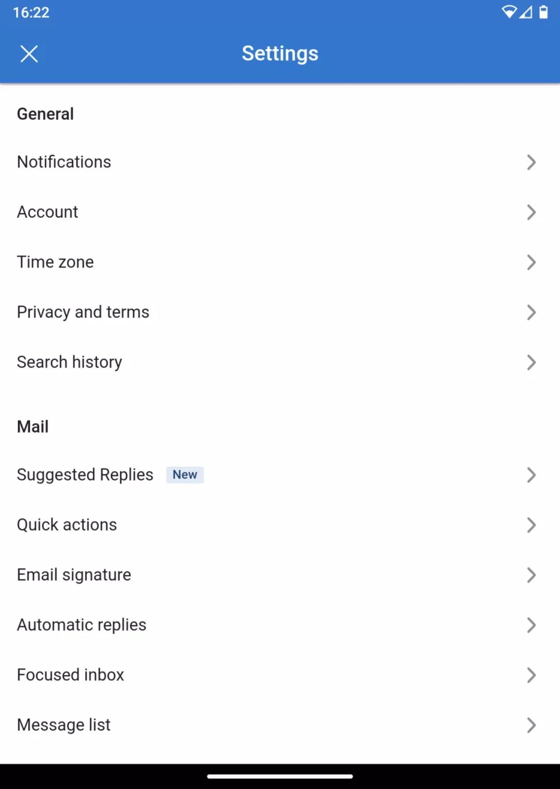 Outlook Lite اندروید