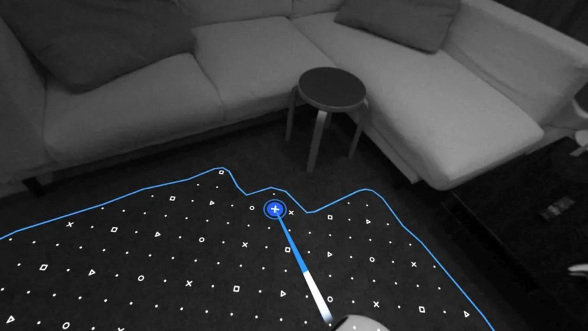 قابلیت ایجاد فضای بازی PS VR 2