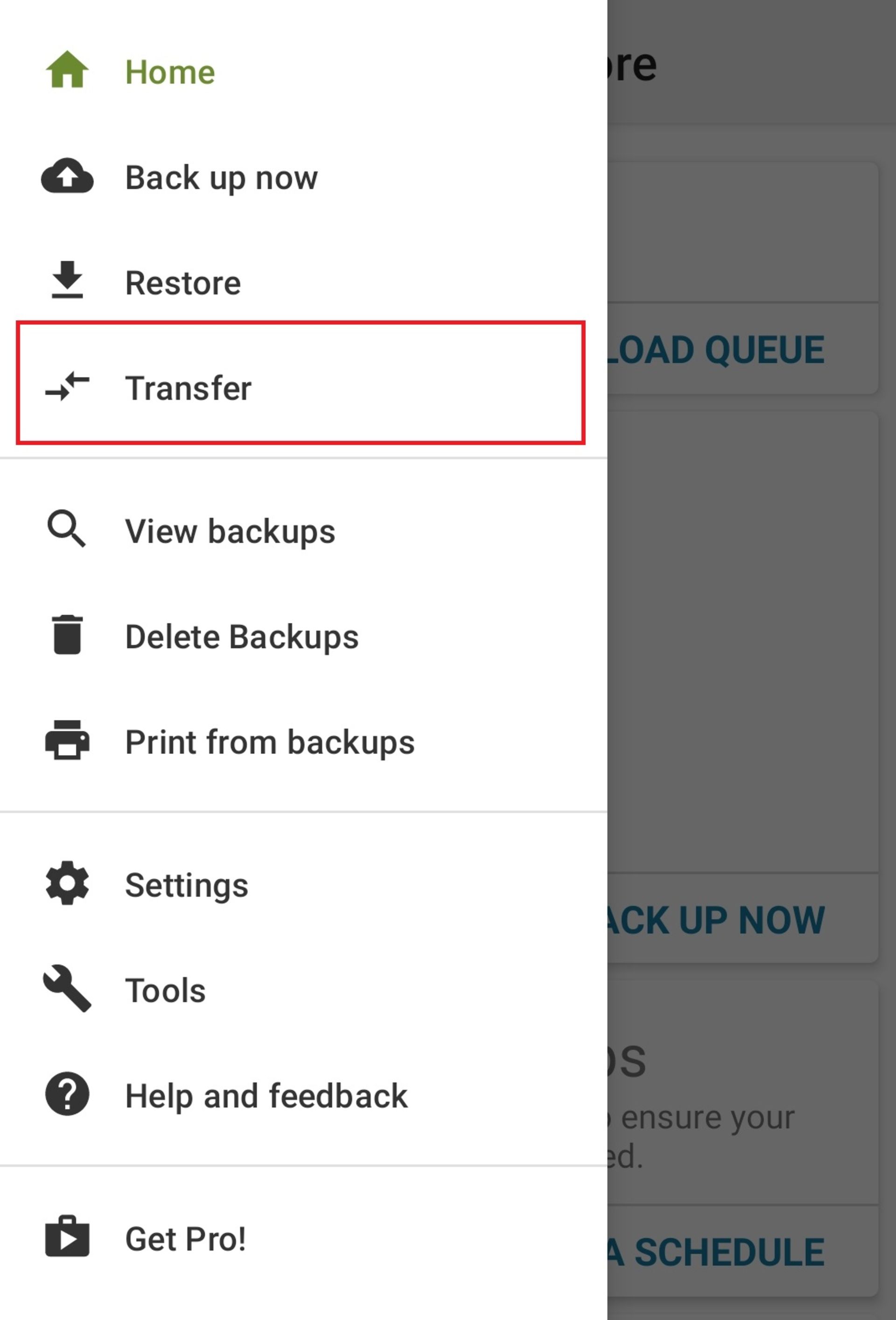 ۱-انتقال پیامک به سایر گوشی های اندرویدی با برنامه SMS Backup & Restore 