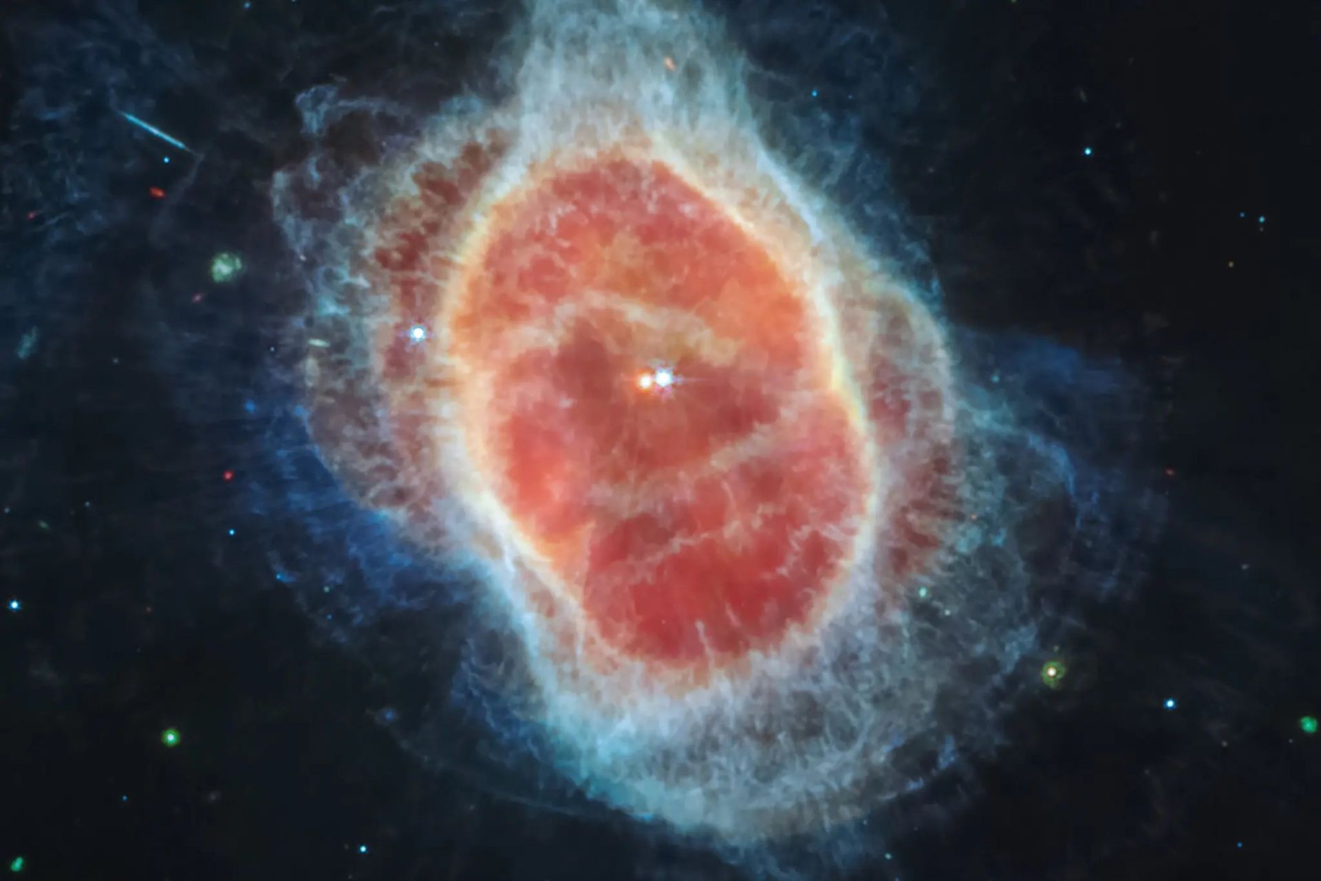 سحابی حلقه جنوبی از نگاه تلسکوپ فضایی جیمز وب