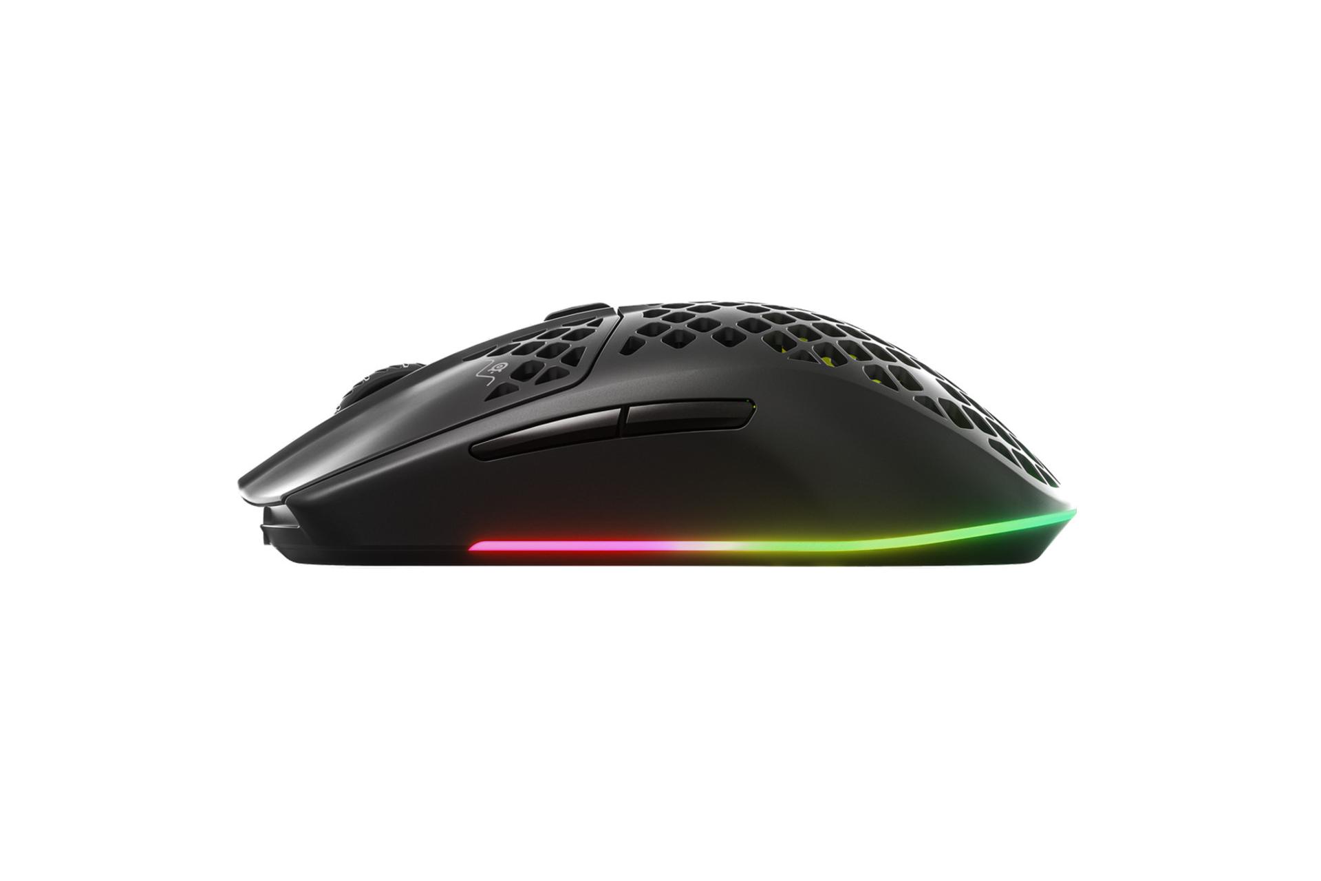 نمای چپ ماوس استیل سریز Aerox 3 Wireless