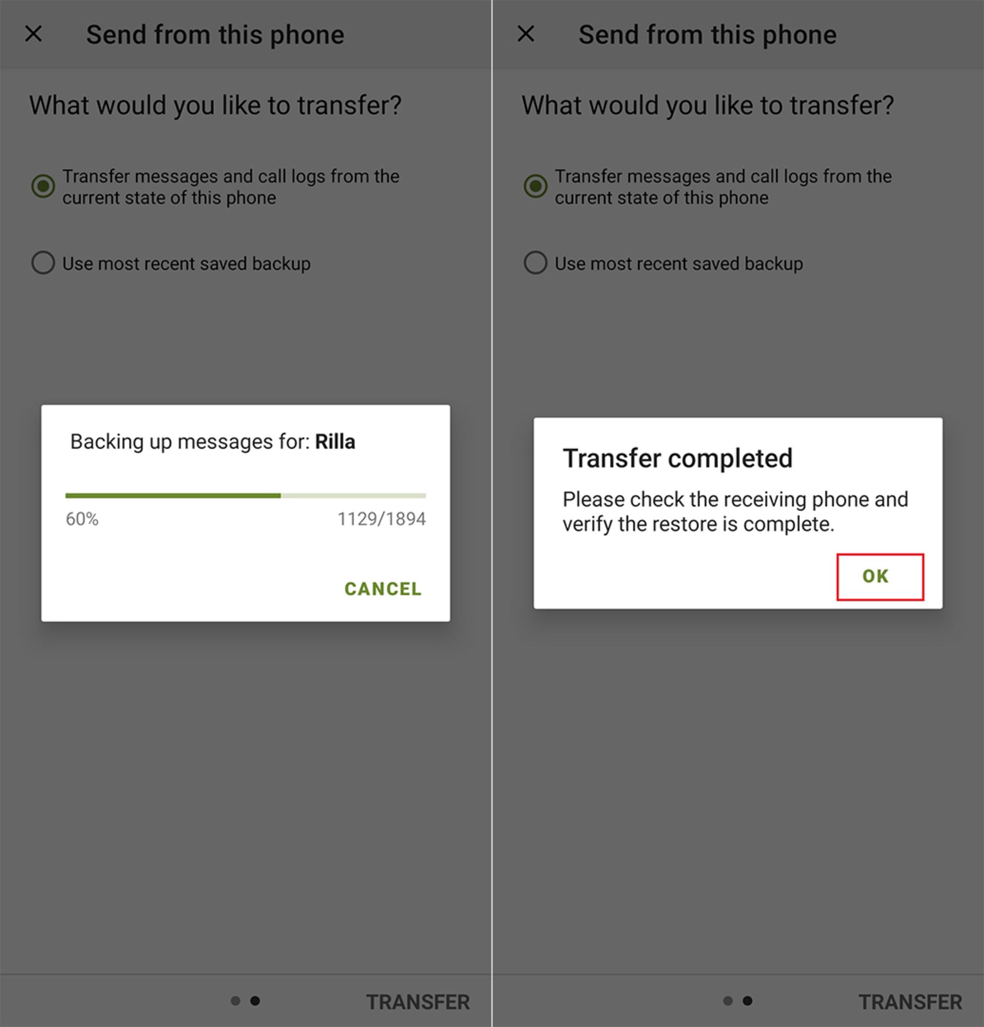 ۴-انتقال پیامک به سایر گوشی های اندرویدی با برنامه SMS Backup & Restore 