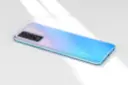 نمای کناری گوشی موبایل ویوو vivo Y55s 5G آبی