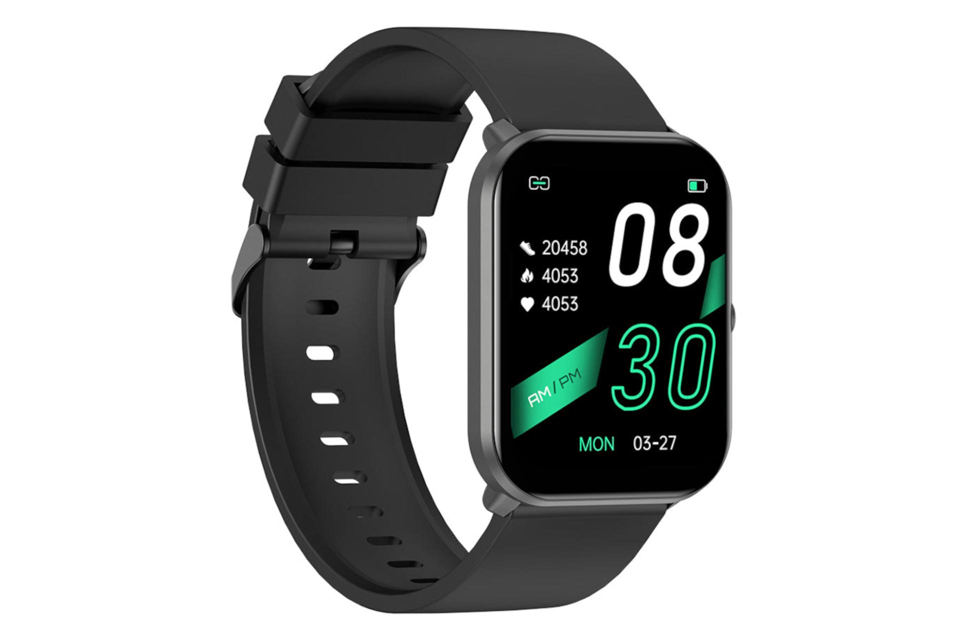 نمای چپ ساعت هوشمند ایمیلب W01 شیائومی / Xiaomi IMILAB W01 مشکی