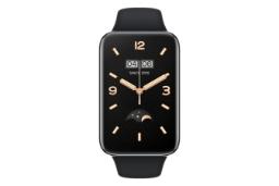 نمای روبرو می بند 7 پرو شیائومی / Xiaomi Mi Band 7 Pro خاکستری تیره