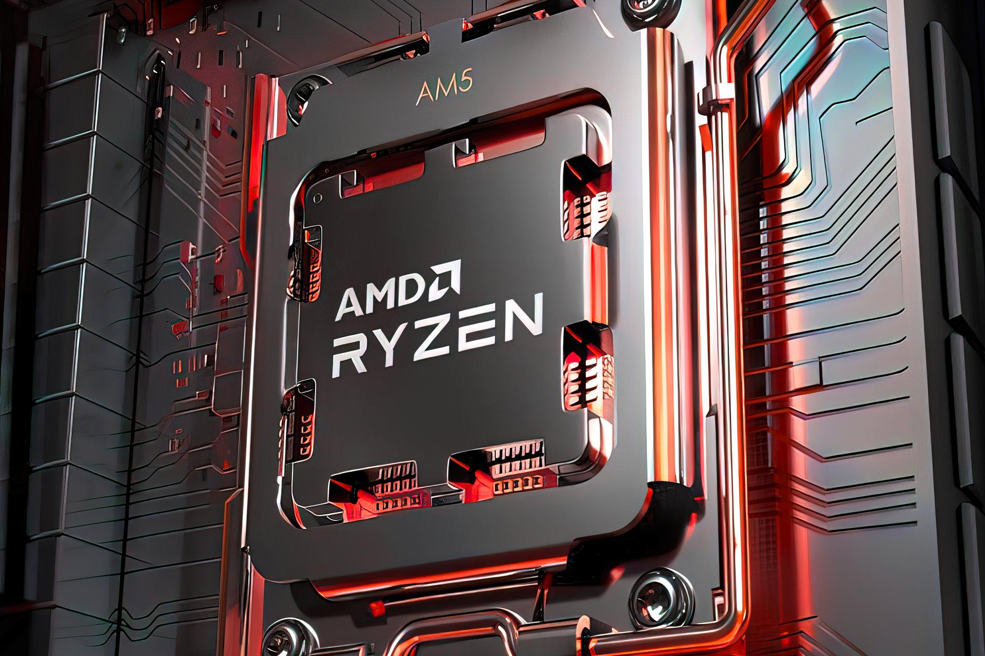 لید پردازنده دسکتاپ AMD Zen 4 Ryzen 7000 دسکتاپ رندر