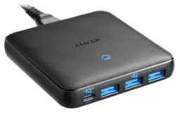 درگاه شارژر انکر PowerPort Atom III Slim
