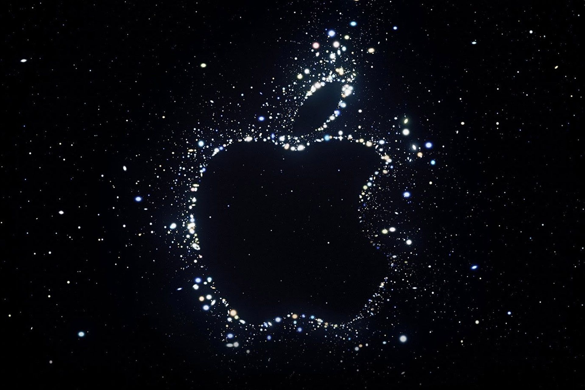 لوگو اپل Apple در دعوتنامه رویداد Far Out آیفون 14