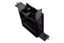 نمای فیلترهای جلو، بالا و کف کیس کامپیوتر ایسوس ROG Strix Helios