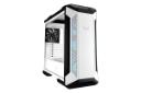نمای نیم رخ جلو و داخل سمت چپ جلوی کیس کامپیوتر ایسوس TUF Gaming GT501 White Edition