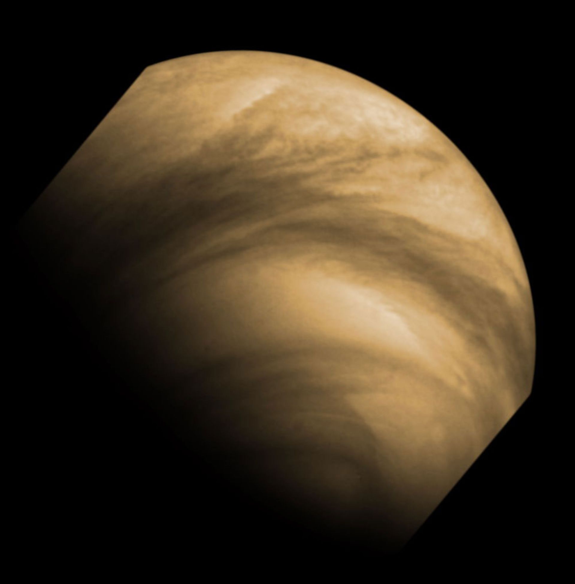 False color image of Venus Express