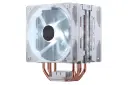 نمای راست خنک کننده پردازنده کولر مستر HYPER 212 LED TURBO WHITE EDITION با نورپردازی