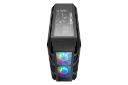 نمای پورت های بالا و پنل های شیشه ای کیس کامپیوتر کولر مستر MASTERCASE H500M
