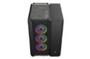 نمای بالا و جلوی کیس کامپیوتر کورسیر Crystal Series 680X RGB ATX