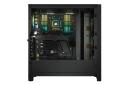 نمای داخل سمت چپ کیس کامپیوتر کورسیر iCUE 4000X RGB Tempered Glass