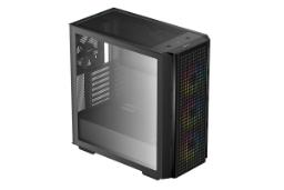 نمای نیم رخ جلو و سمت چپ کیس کامپیوتر دیپ کول CG540