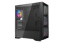 نمای نیم رخ جلو و سمت چپ کیس کامپیوتر دیپ کول MATREXX 50 MESH 4FS