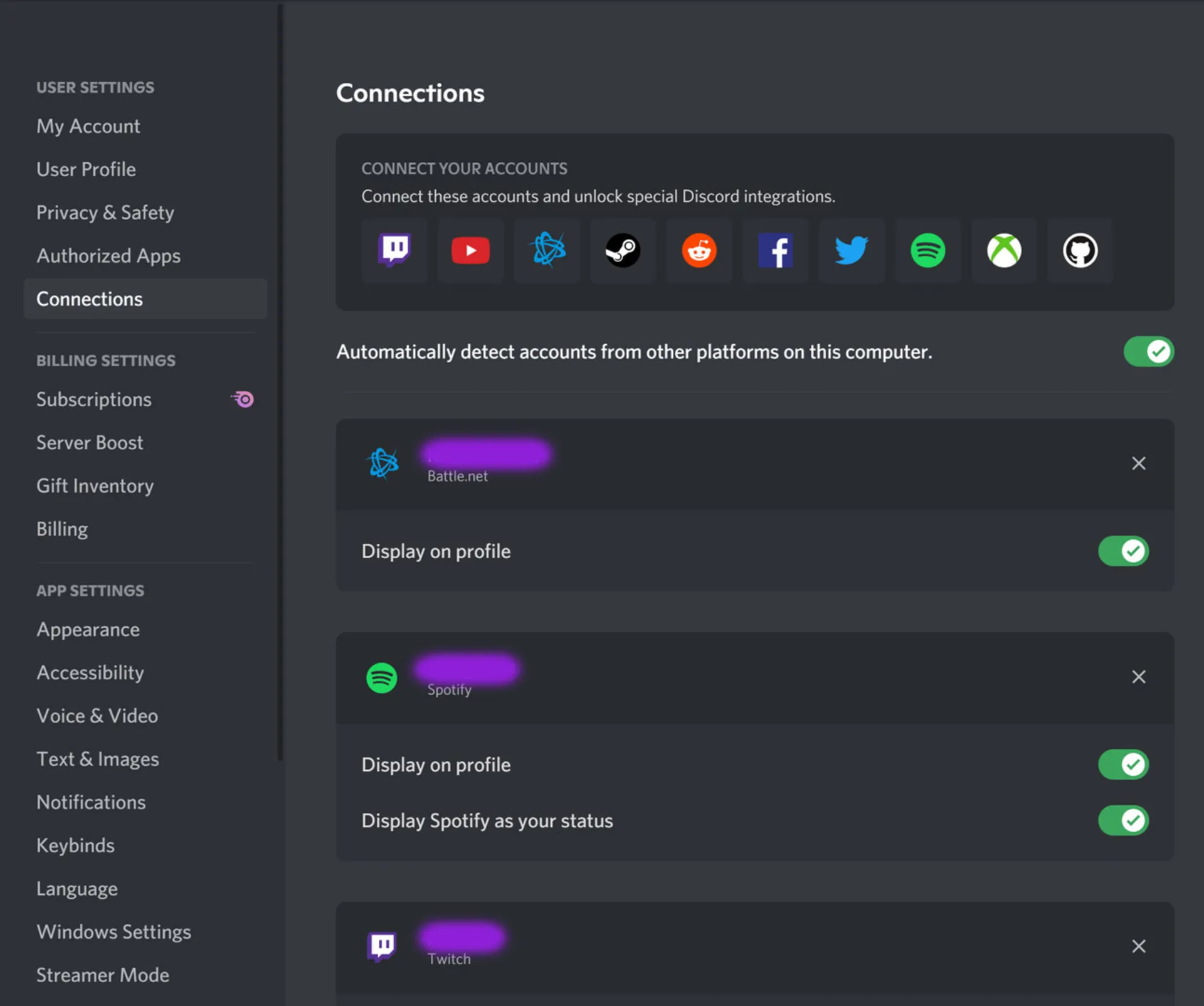 اتصال برنامه‌های دیگر به دیسکورد