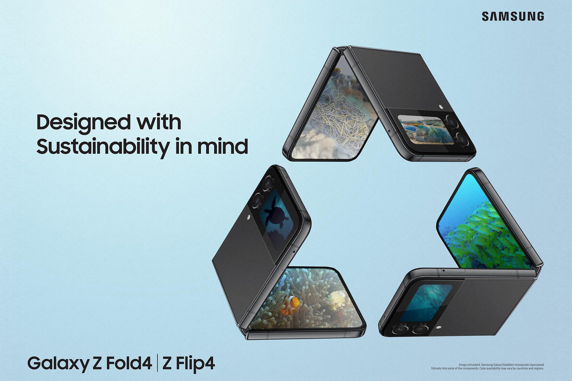 طراحی گلکسی زد فلیپ ۴