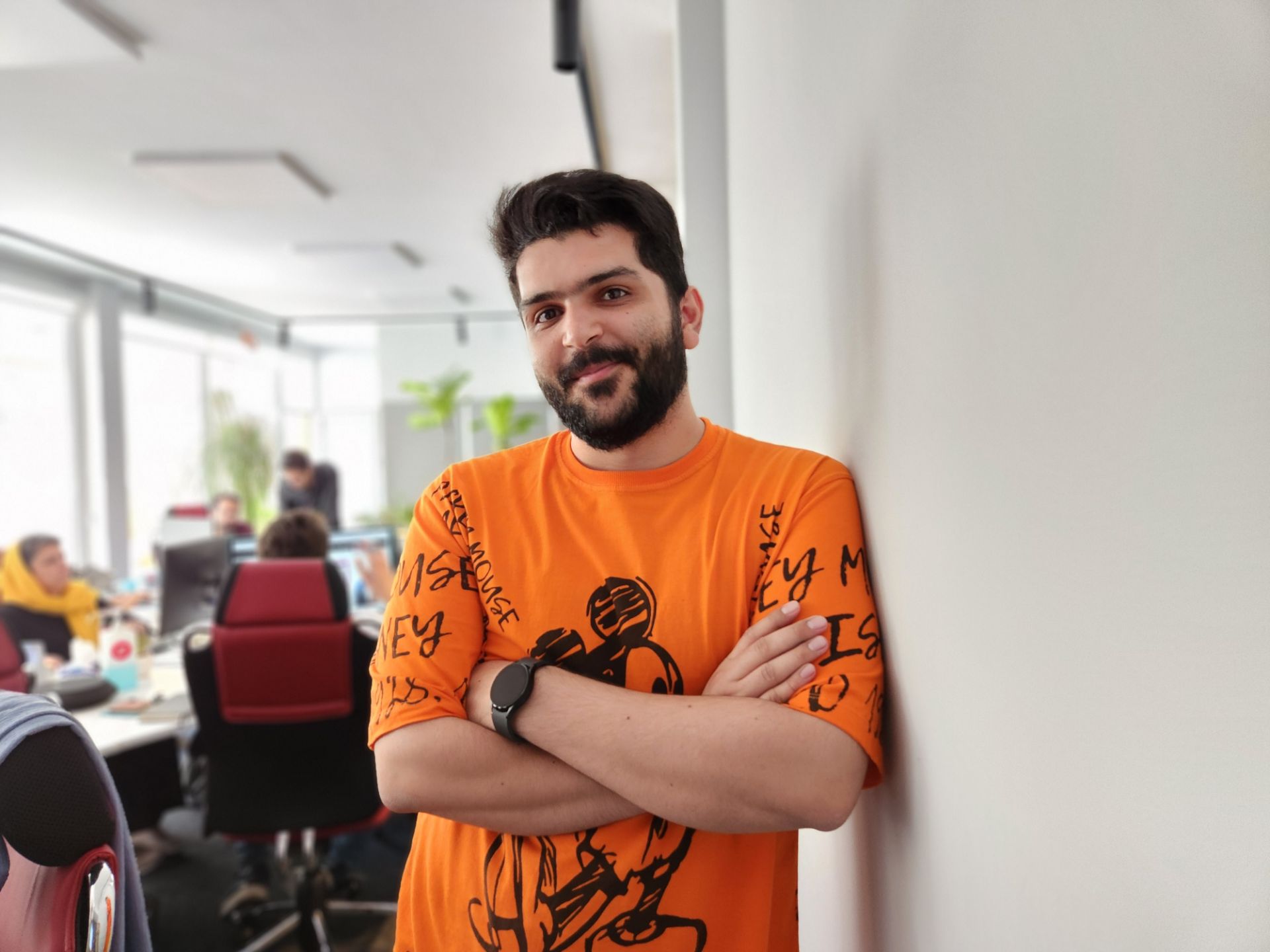 عکس پرتره با دوربین اصلی گلکسی زد فولد ۴