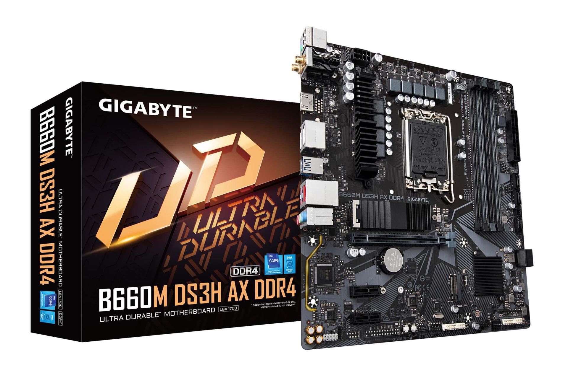 جعبه مادربرد گیگابایت GIGABYTE B660M DS3H AX DDR4 (rev. 1.x)