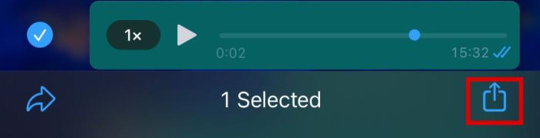 ۴-انتقال ویس و فایل‌های صوتی واتساپ با ایمیل