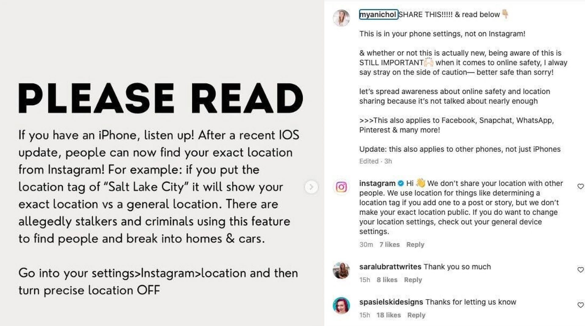 اسکرین شات نسخه وب اینستاگرام Instagram پست لوکیشن کاربران