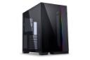 نمای نیم رخ جلو و سمت چپ کیس کامپیوتر لیان لی O11 Dynamic EVO