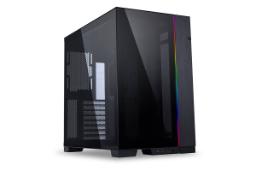 نمای نیم رخ جلو و سمت چپ کیس کامپیوتر لیان لی O11 Dynamic EVO