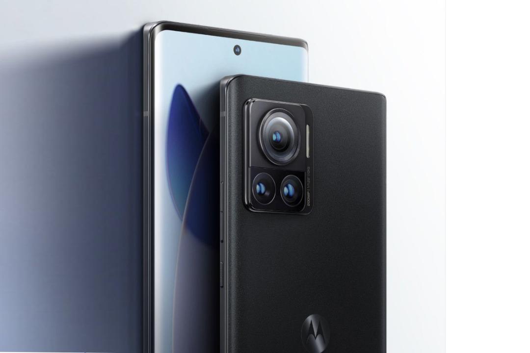 موتورولا ایکس 30 پرو X30 Pro مشکی از نمای پشت و جلو
