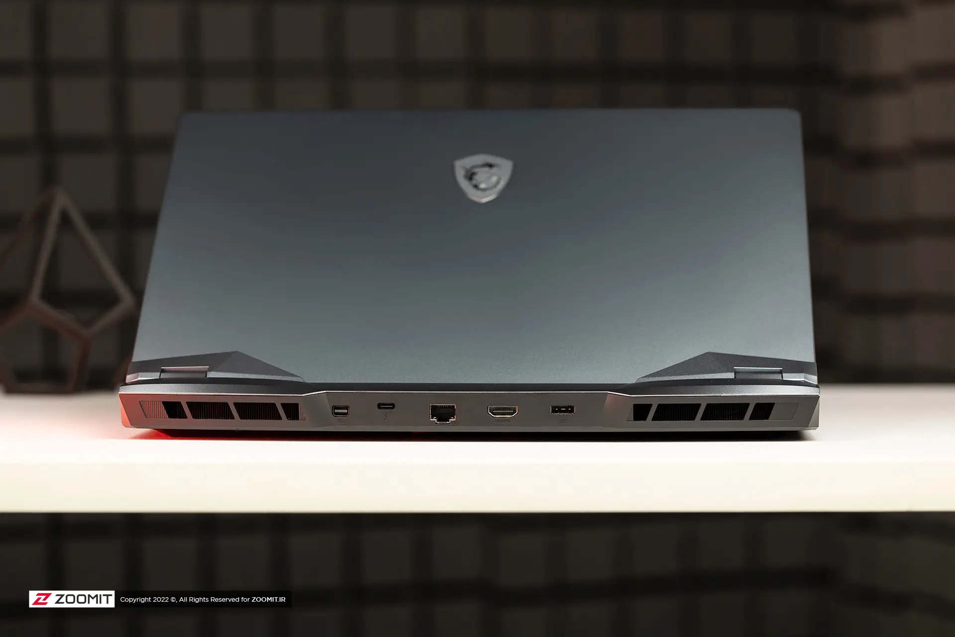 پورت‌های پشت لپ‌تاپ MSI Raider GE66