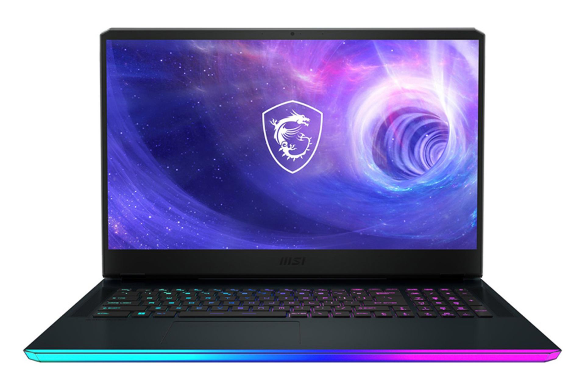 نمای جلو لپ تاپ ام اس آی Raider GE76 12UGS