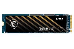 نمای روبرو SSD ام اس آی SPATIUM M390 NVMe M.2