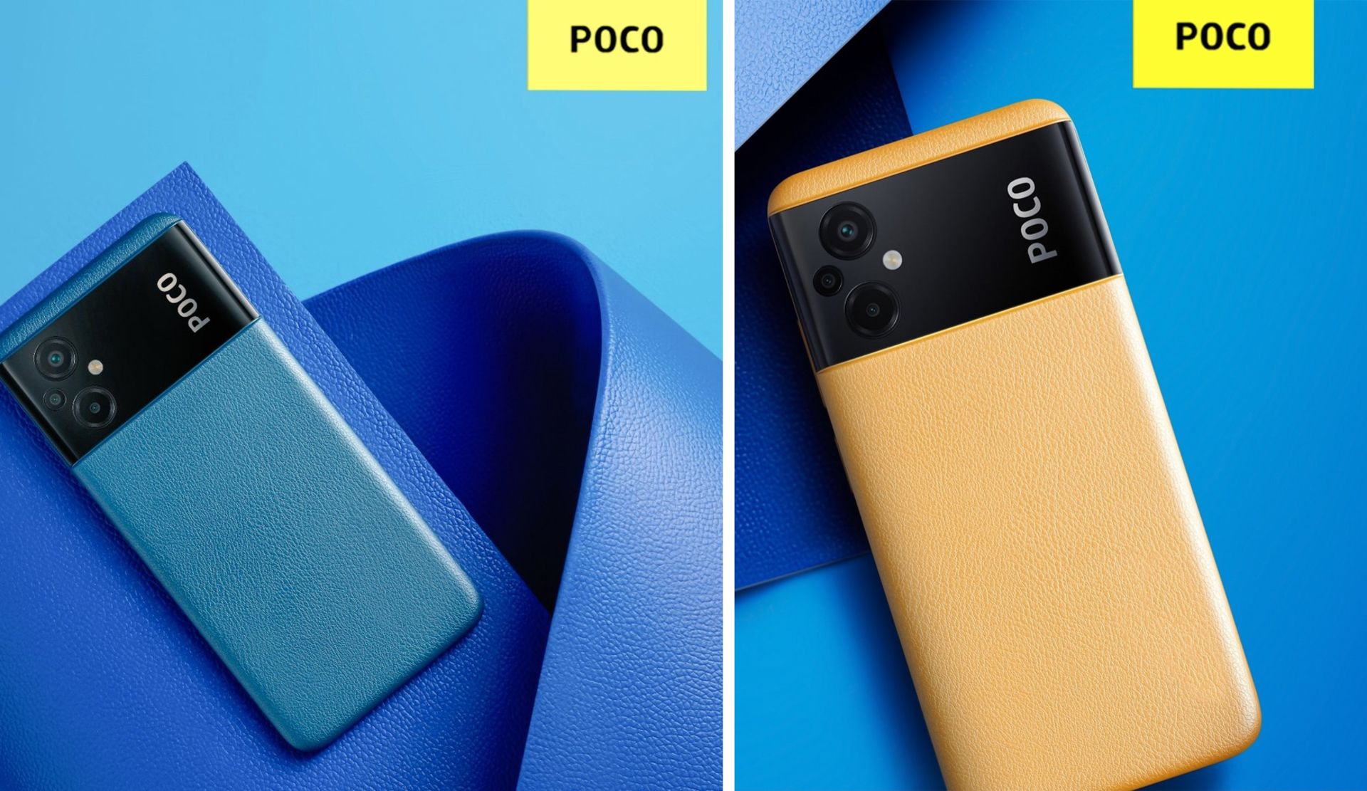 مدل زرد و آبی گوشی پوکو M5 شیائومی