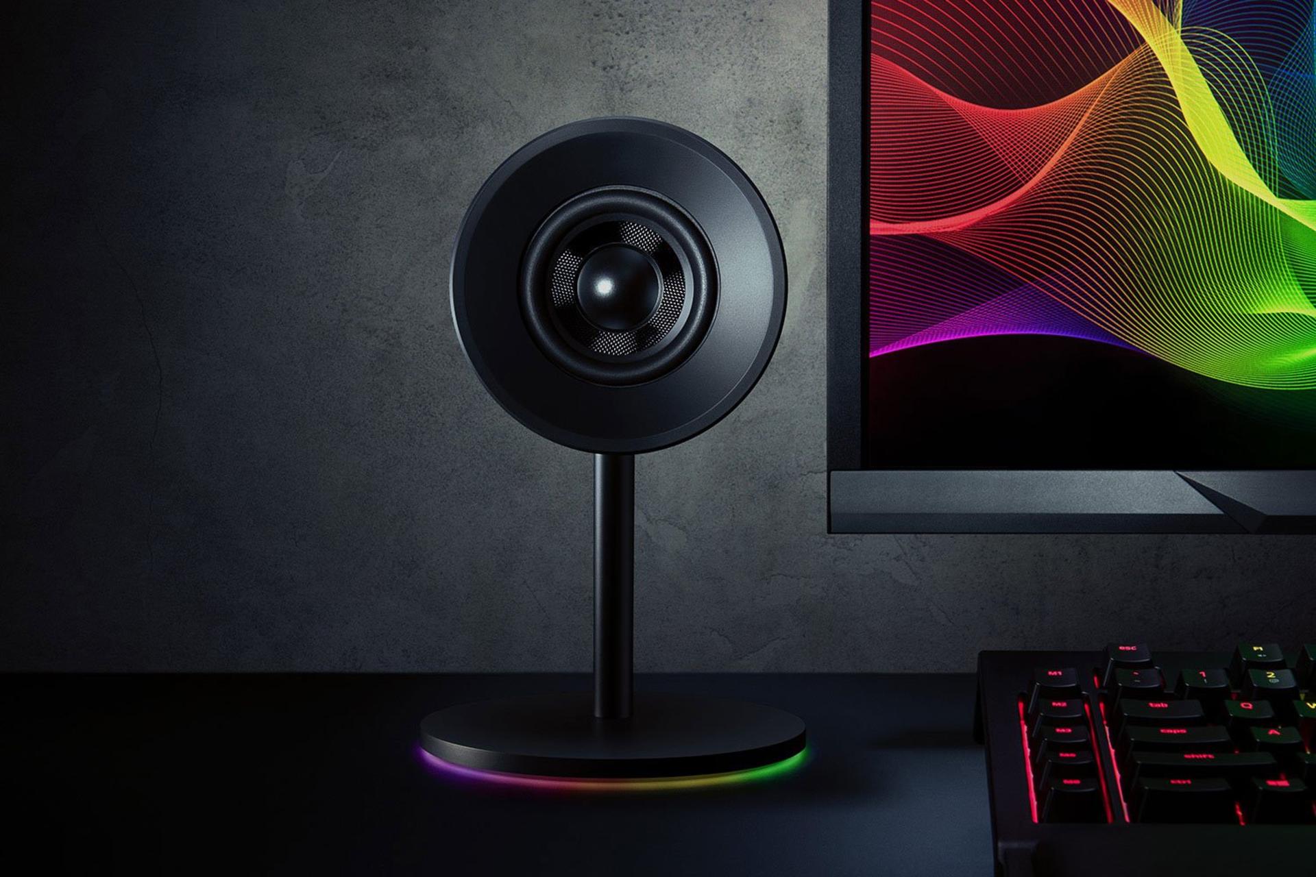 نمای روبرو اسپیکر ریزر Razer Nommo