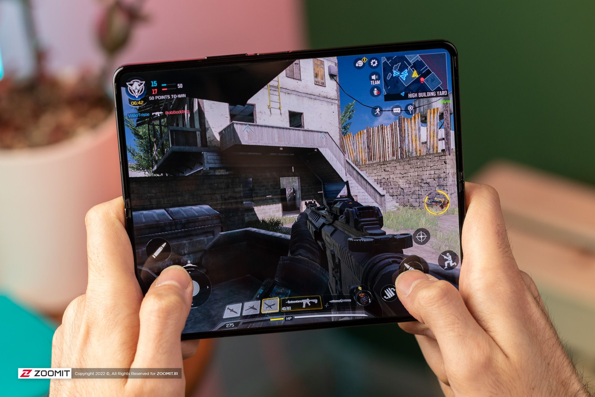 بازی با گلکسی زد فولد ۴