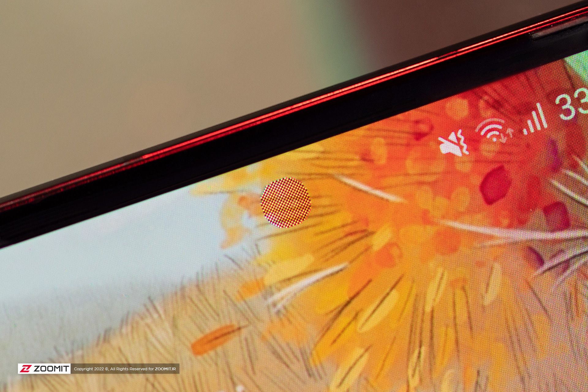 دوربین زیر نمایشگر گلکسی زد فولد ۴