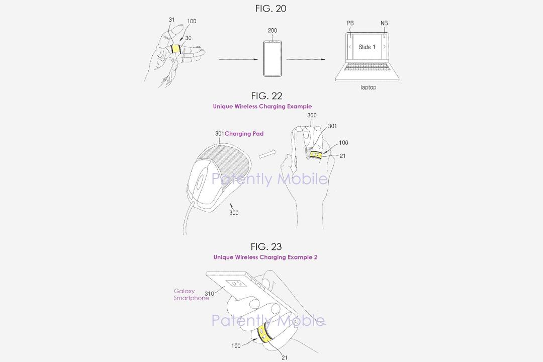 پتنت حلقه هوشمند سامسونگ Samsung تصویر دوم