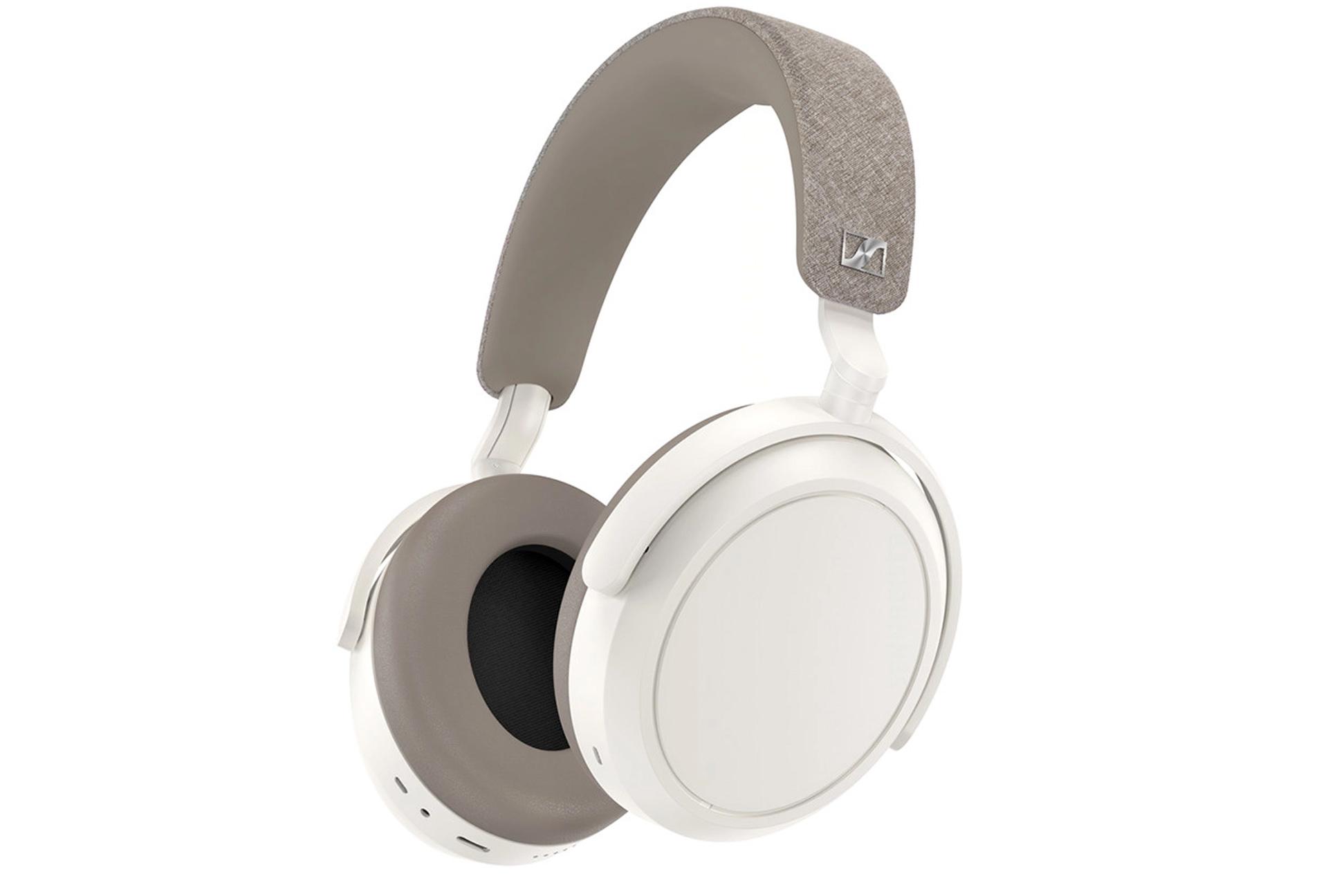 مدل سفید هدفون مومنتوم 4 سنهایزر / Sennheiser Momentum 4 از نمای سه رخ
