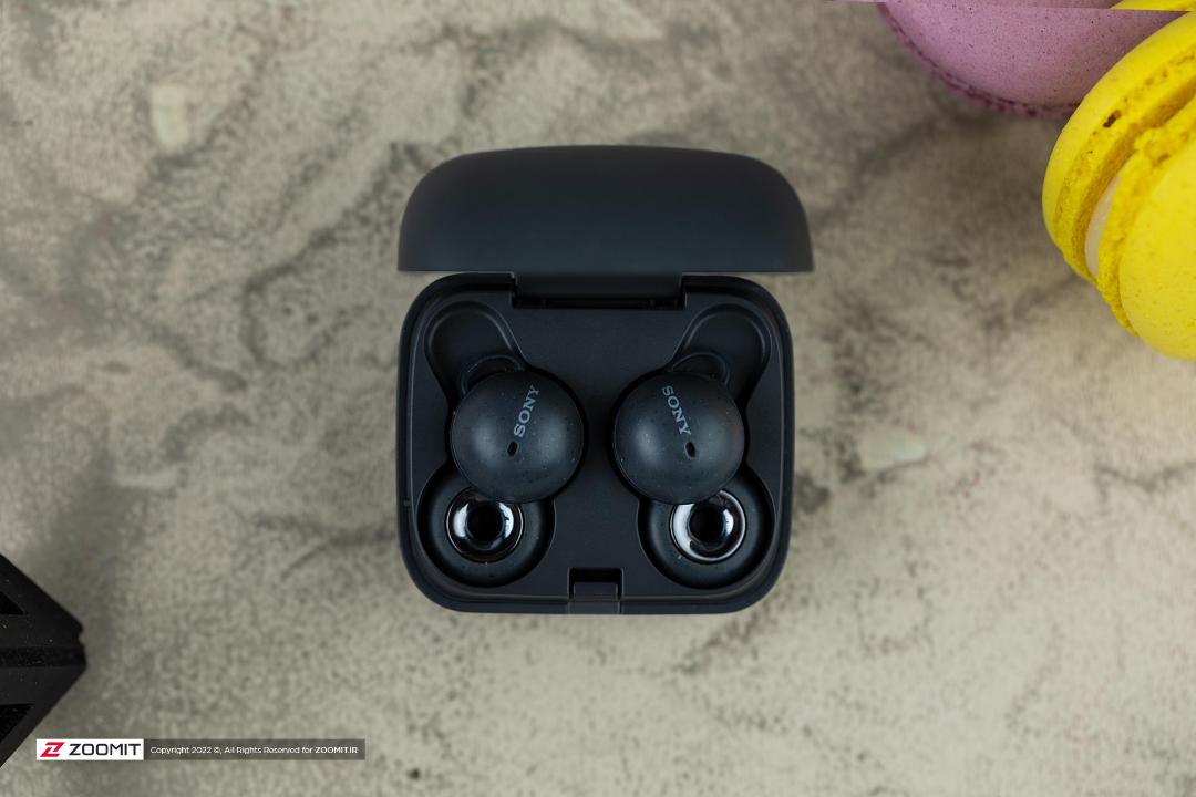 هدفون سونی لینک‌بادز در کیس / Sony Linkbuds in case