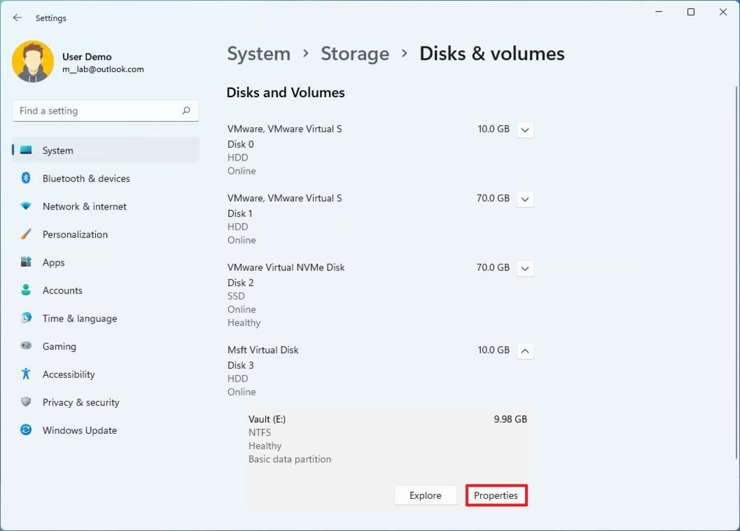 ۱-رمزگذاری درایو مجازی با BitLocker در ویندوز 11