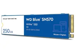 SSD وسترن دیجیتال Blue SN570 NVMe M.2 ظرفیت 250 گیگابایت