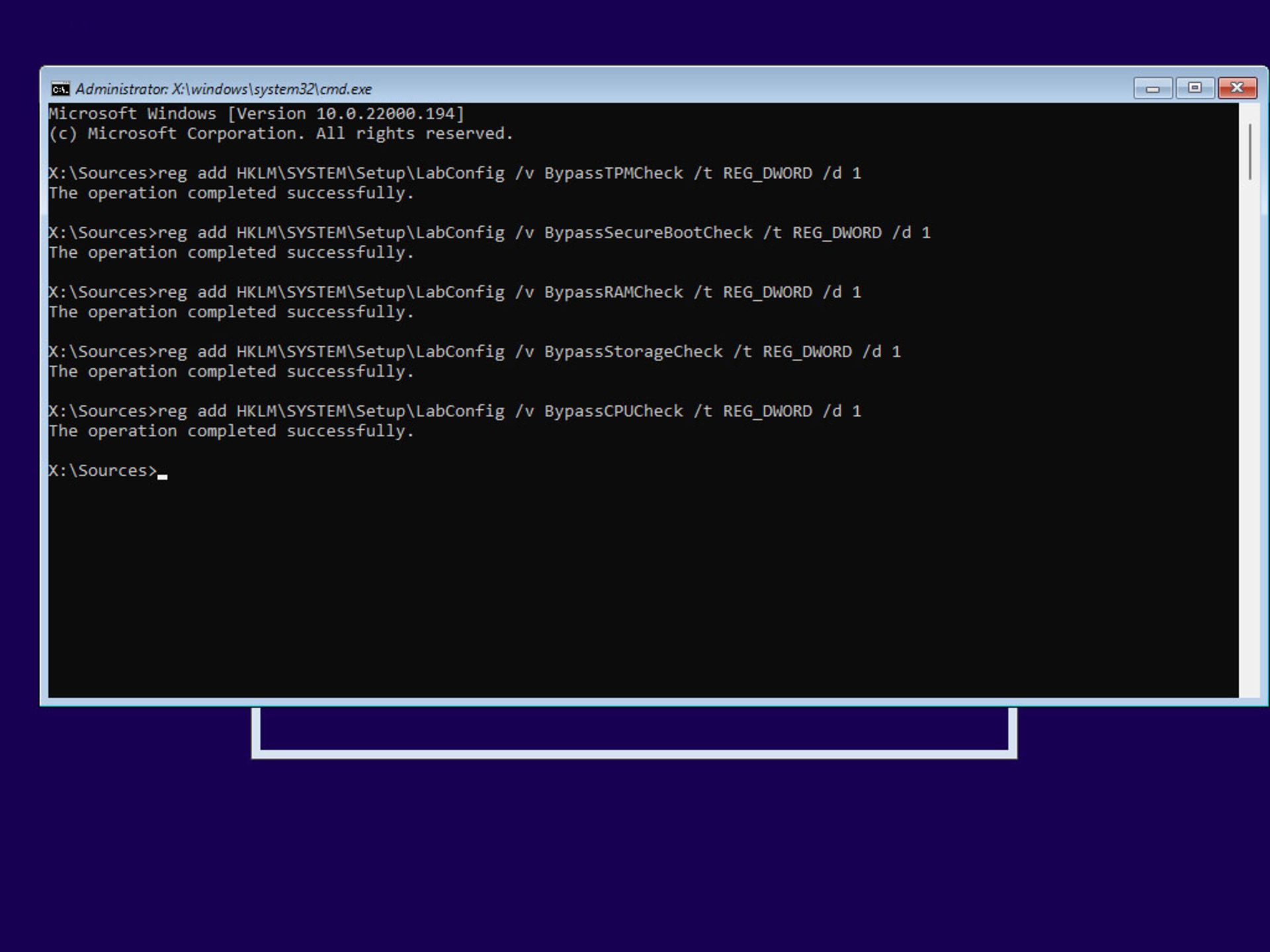 دورزدن محدودیت نصب ویندوز 11