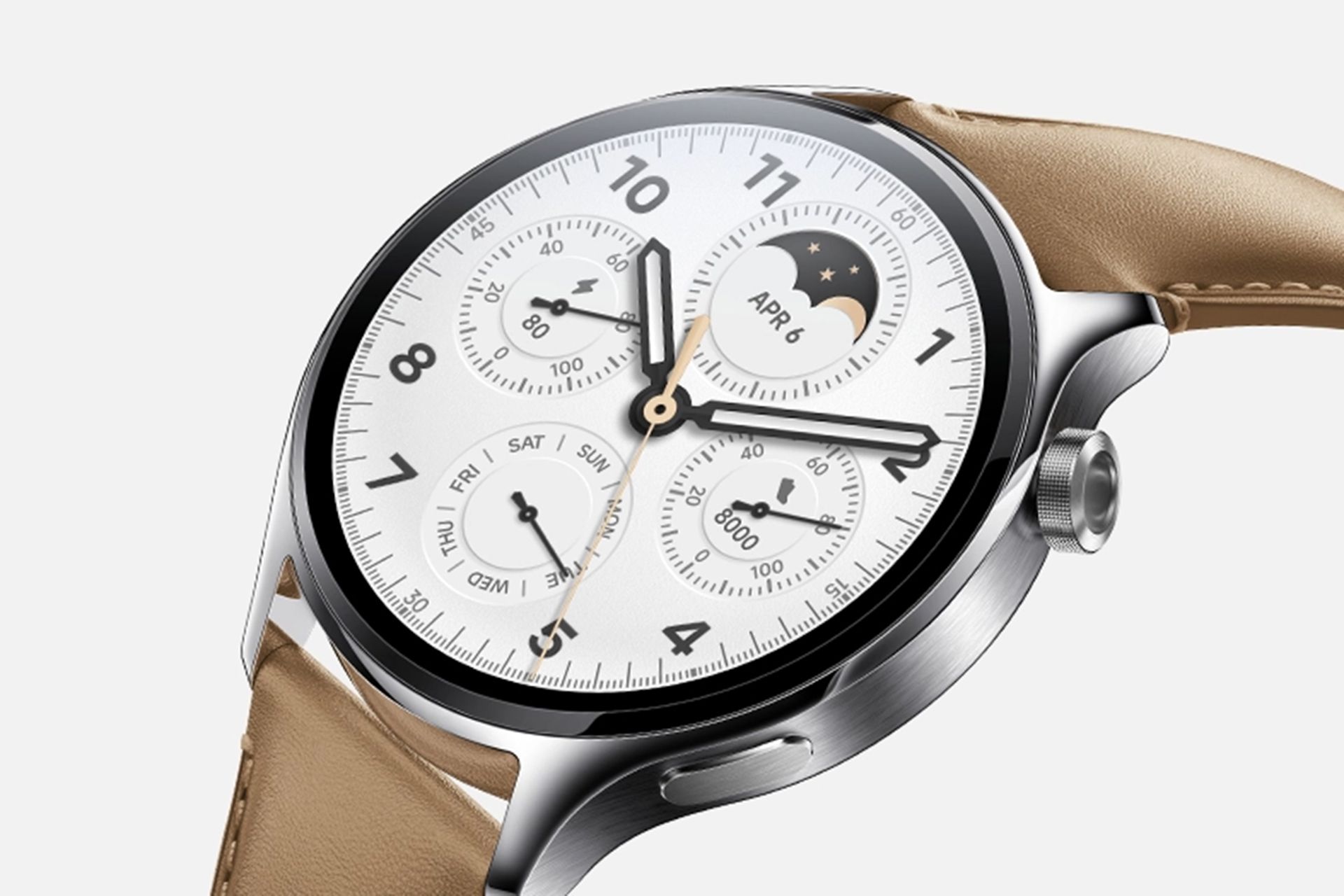 شیائومی واچ اس ۱ پرو با بند چرمی 